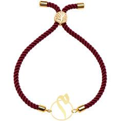 دستبند طلا 18 عیار زنانه کرابو طرح حرف م مدل Kr2729