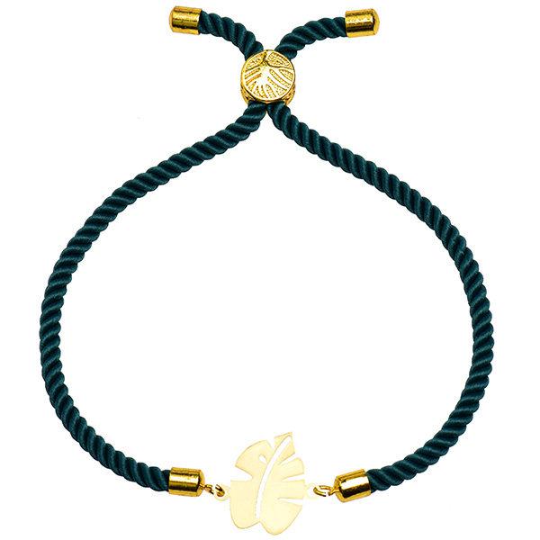 دستبند طلا 18 عیار زنانه کرابو طرح برگ انجیر مدل Kr2820|دیجی‌کالا