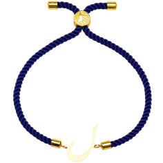 دستبند طلا 18 عیار زنانه کرابو طرح حرف ل مدل Kr2393