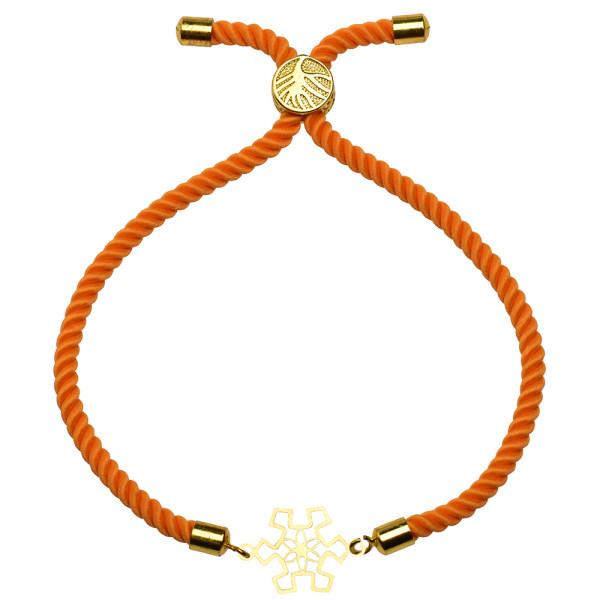دستبند طلا 18 عیار زنانه کرابو طرح برف مدل Kr1439|دیجی‌کالا