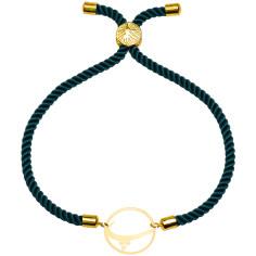 دستبند طلا 18 عیار زنانه کرابو طرح پ مدل Kr2670