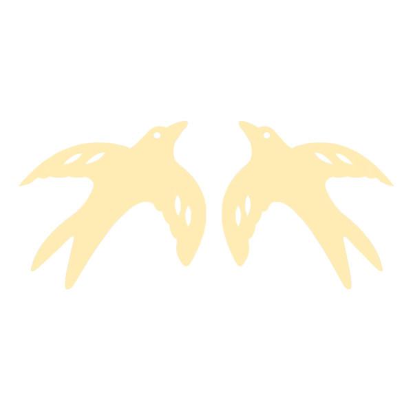 گوشواره طلا 18 عیار زنانه کرابو طرح پرنده مدل Kr5066|دیجی‌کالا