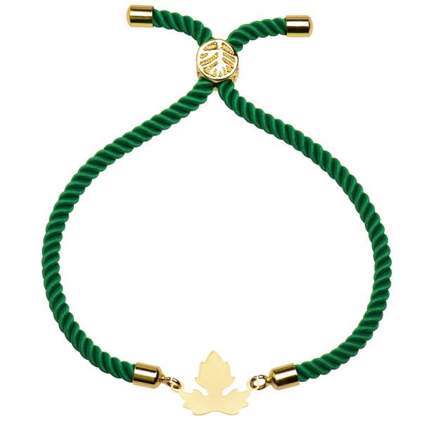 دستبند طلا 18 عیار زنانه کرابو طرح برگ مدل Kr2205|دیجی‌کالا