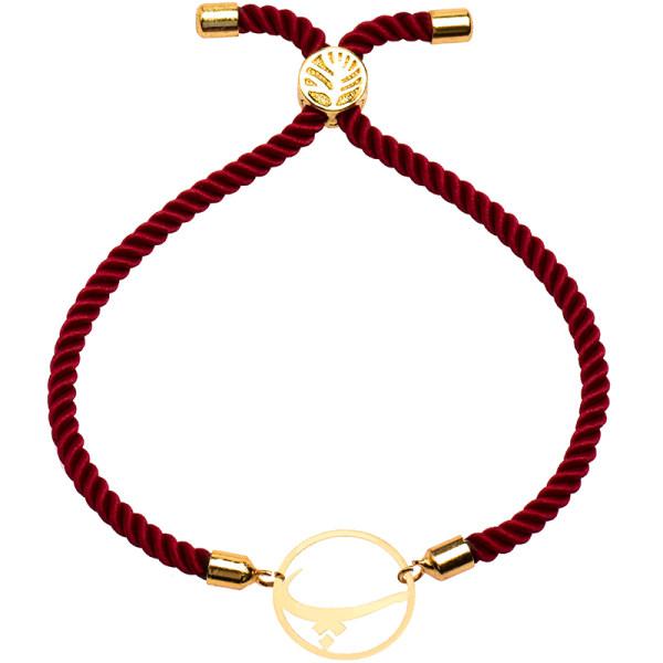 دستبند طلا 18 عیار زنانه کرابو طرح حرف پ مدل Kr2681|دیجی‌کالا