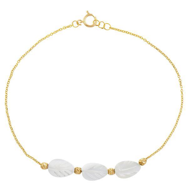 دستبند طلا 18 عیار زنانه ماهک مدل MB0178|دیجی‌کالا