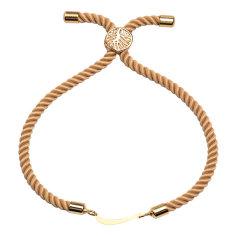 دستبند طلا 18 عیار زنانه کرابو طرح حرف ر مدل Kr2548