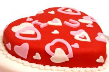 کیک تولد دخترانه قلب دخترانه ی شیک|لیدی