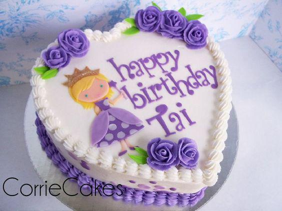 کیک تولد دخترانه قلب فانتزی|لیدی
