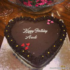 کیک تولد دخترانه قلب شکلاتی