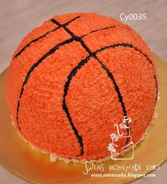 کیک تولد دخترانه اسپرت مدل توپ بسکتبال