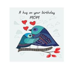 کارت پستال کاف پستال طرح تبریک تولد مادر کد Kaf_S1015