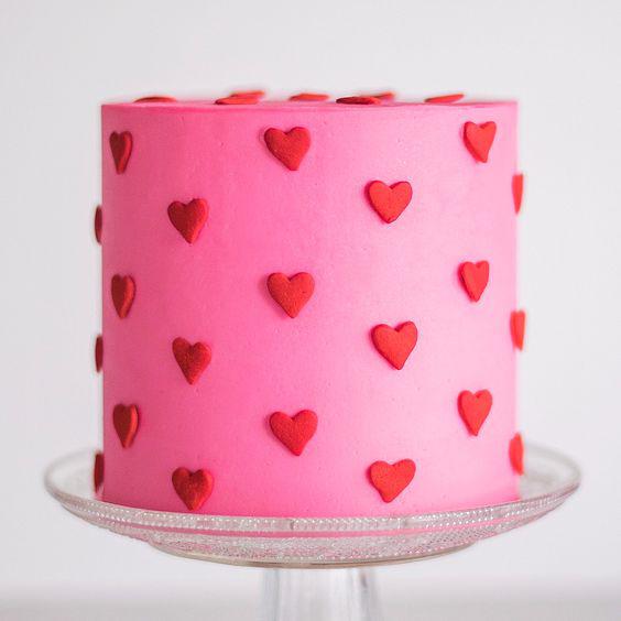 کیک تولد دخترانه قلب قرمز|لیدی