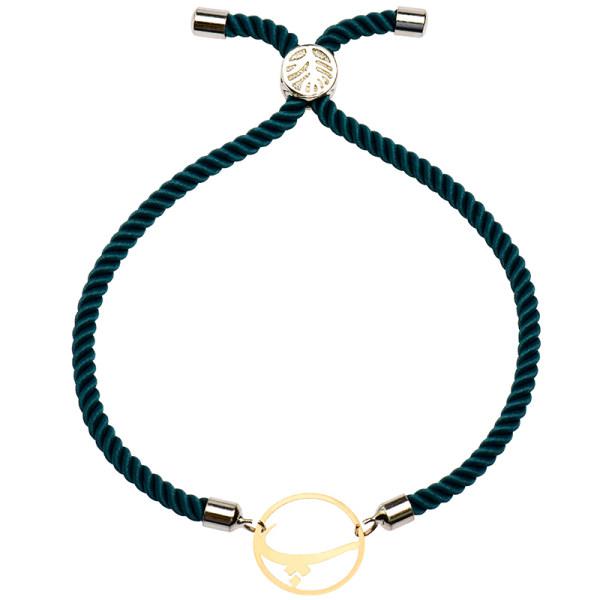 دستبند طلا 18 عیار زنانه کرابو طرح حرف پ مدل Kr2673|دیجی‌کالا
