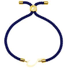 دستبند طلا 18 عیار زنانه کرابو طرح حرف س مدل Kr2433