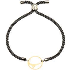 دستبند طلا 18 عیار زنانه کرابو طرح پ مدل Kr2708