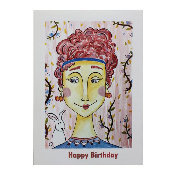کارت پستال طرح تولدت مبارک دختر بهار|دیجی‌کالا