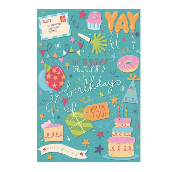 کارت پستال کاف پستال طرح تبریک تولد کد Kaf-1004|دیجی‌کالا
