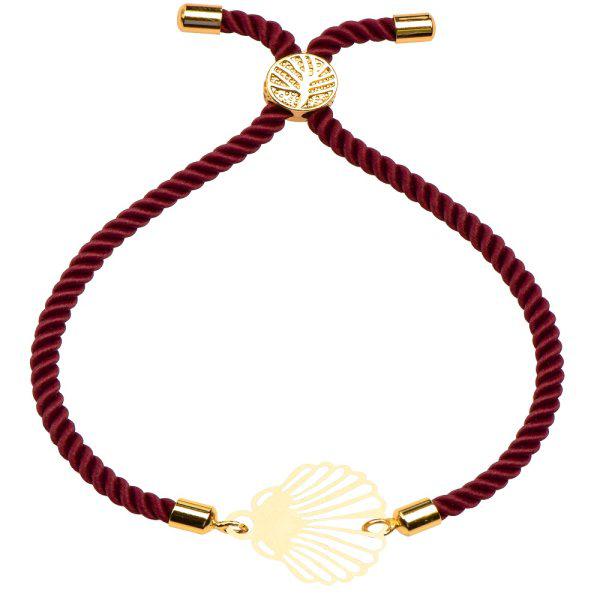 دستبند طلا 18 عیار زنانه کرابو طرح صدف مدل kr10043|دیجی‌کالا