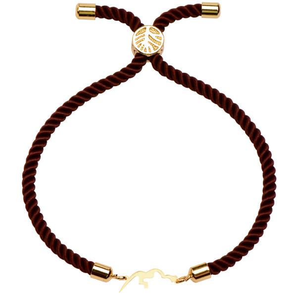 دستبند طلا 18 عیار زنانه کرابو طرح میم مدل Kr2514|دیجی‌کالا