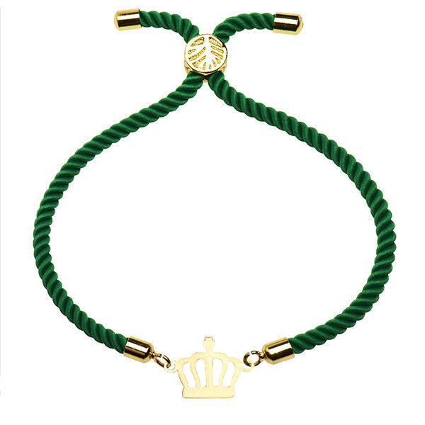 دستبند طلا 18 عیار زنانه کرابو طرح تاج مدل Kr2078|دیجی‌کالا