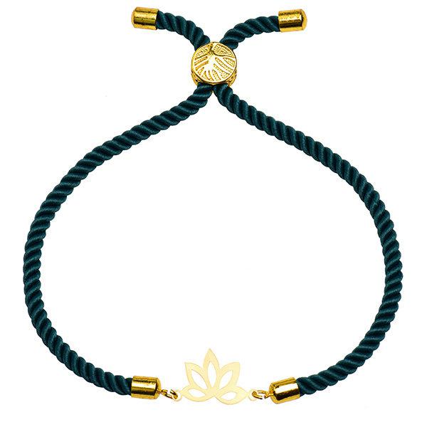 دستبند طلا 18 عیار زنانه کرابو طرح گل نیلوفر مدل Kr2750|دیجی‌کالا