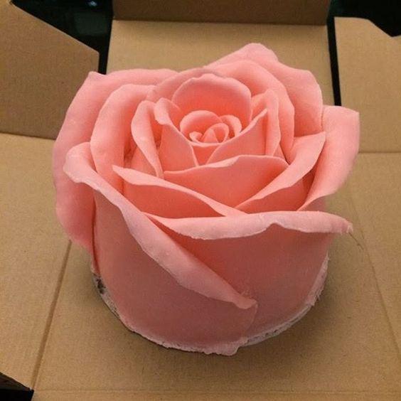 کیک تولد دخترانه گل شکل زیبا با فوندانت|لیدی