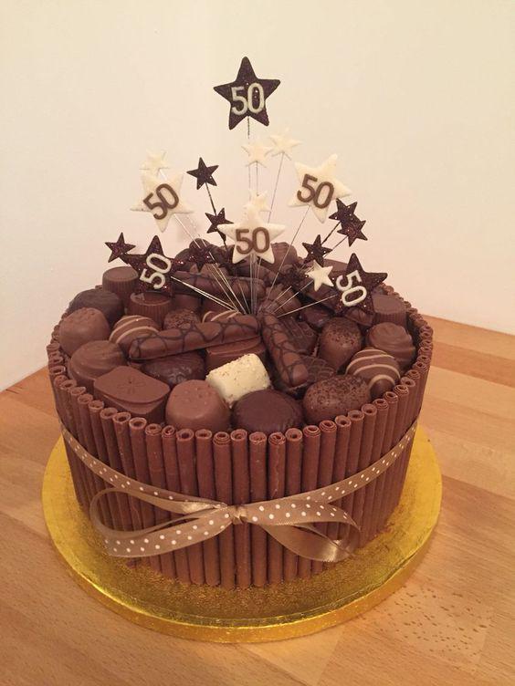 کیک تولد دخترانه شکلاتی با تزئین رول شکلات|لیدی