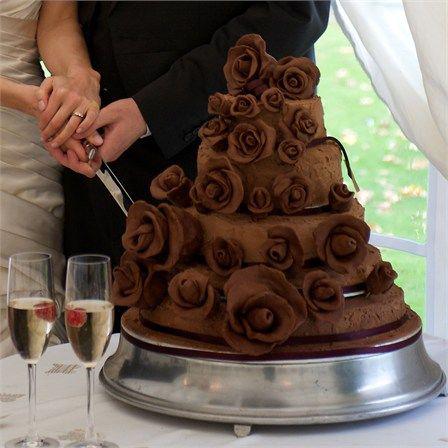کیک تولد دخترانه شکلاتی با تزئین گل رز شکلاتی|لیدی