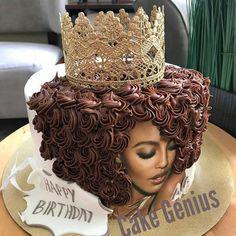 کیک تولد دخترانه شکلاتی طرحدار جالب|لیدی