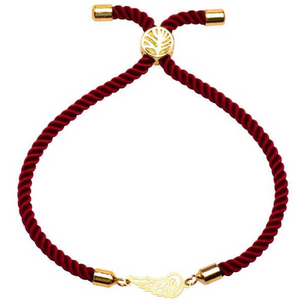 دستبند طلا 18 عیار زنانه کرابو طرح پر مدل Kr1777|دیجی‌کالا