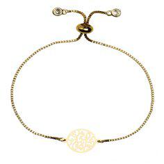 دستبند طلا 18 عیار زنانه کرابو مدل kr100167
