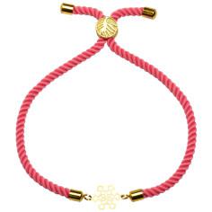 دستبند طلا 18 عیار زنانه کرابو طرح برف مدل Kr1431