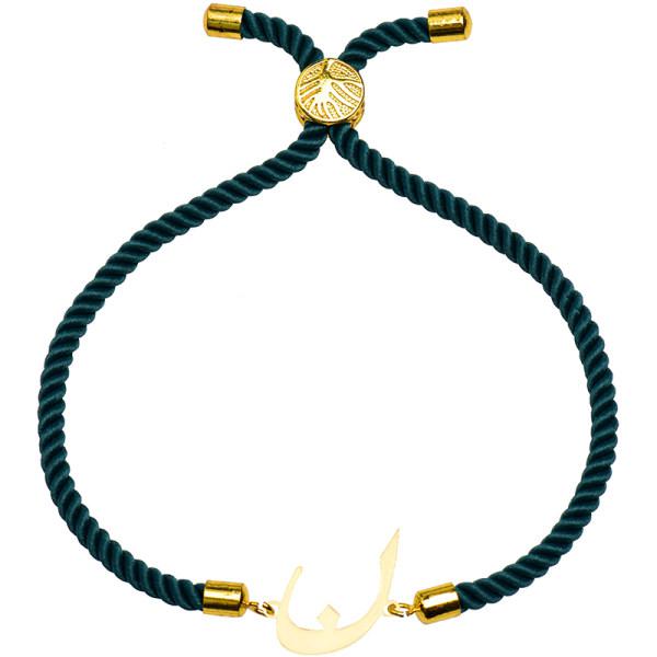 دستبند طلا 18 عیار زنانه کرابو طرح ن مدل Kr2327|دیجی‌کالا