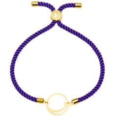 دستبند طلا 18 عیار زنانه کرابو طرح حرف س مدل Kr2879