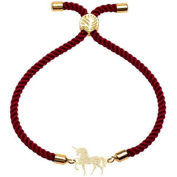 دستبند طلا 18 عیار زنانه کرابو طرح تک شاخ مدل Kr2621|دیجی‌کالا