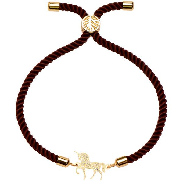 دستبند طلا 18 عیار زنانه کرابو طرح تک شاخ مدل Kr2619|دیجی‌کالا