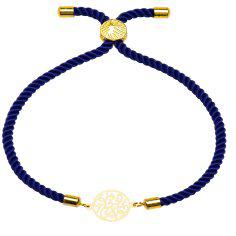 دستبند طلا 18 عیار زنانه کرابو مدل kr100165