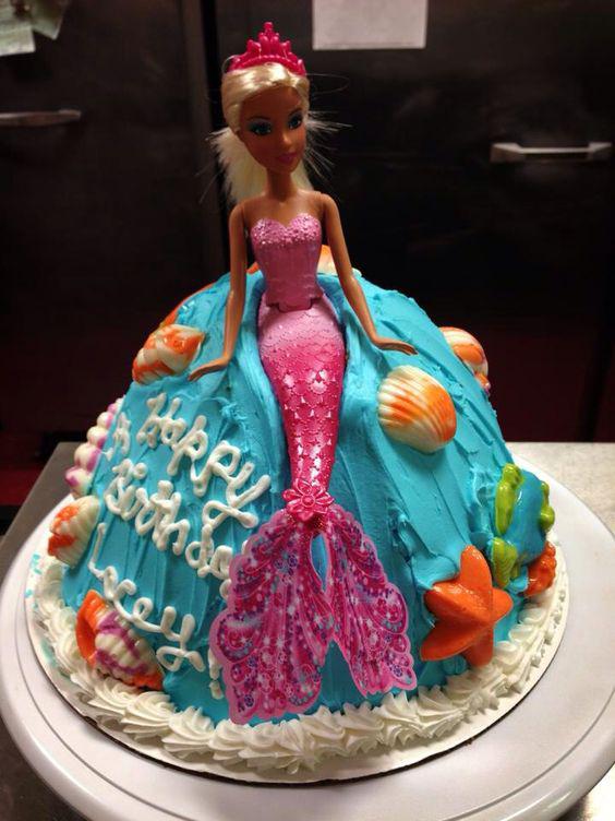 کیک تولد دخترانه عروسکی زیبا|لیدی