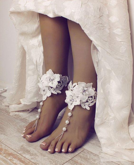 مدل پابند عروس ترکیبی با مروارید|لیدی