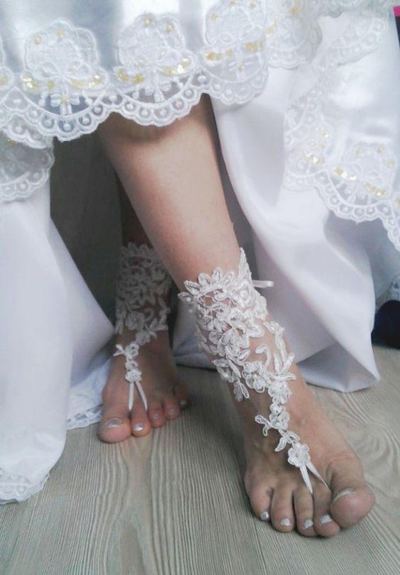 مدل پابند عروس برای پاهای لاغر|لیدی