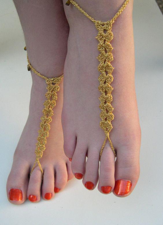 مدل پابند بافتنی نازک و ظریف مناسب پاهای درشت|لیدی