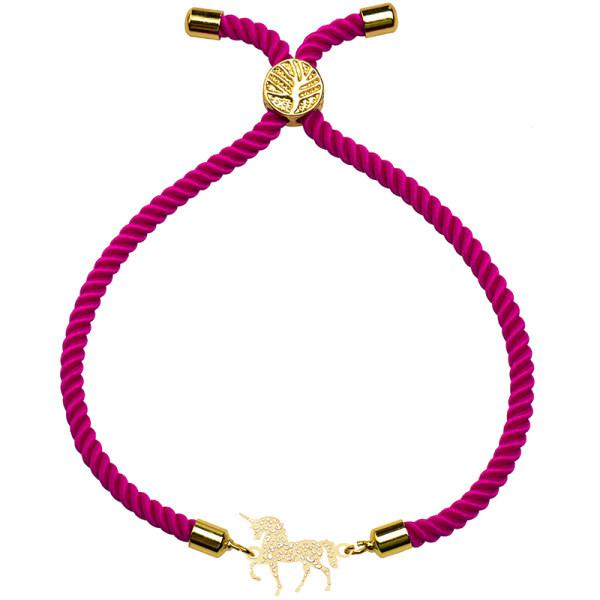 دستبند طلا 18 عیار زنانه کرابو طرح تک شاخ مدل Kr2625|دیجی‌کالا