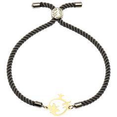دستبند طلا 18 عیار زنانه کرابو طرح انار مدل Kr1851