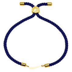 دستبند طلا 18 عیار زنانه کرابو طرح حرف ر مدل Kr2537