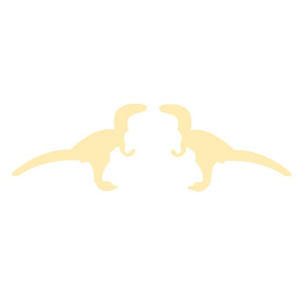 گوشواره طلا 18 عیار زنانه کرابو طرح دایناسور مدل Kr5153|دیجی‌کالا