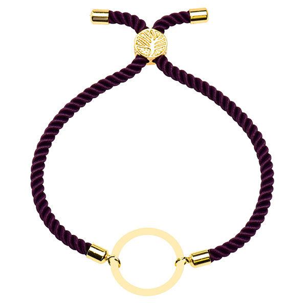 دستبند طلا 18 عیار زنانه کرابو طرح دایره مدل Kr100422|دیجی‌کالا