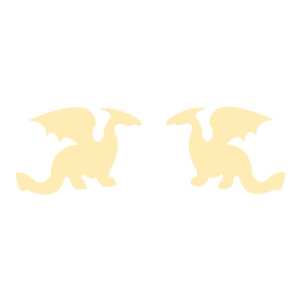 گوشواره طلا 18 عیار زنانه کرابو طرح اژدها مدل Kr3724|دیجی‌کالا