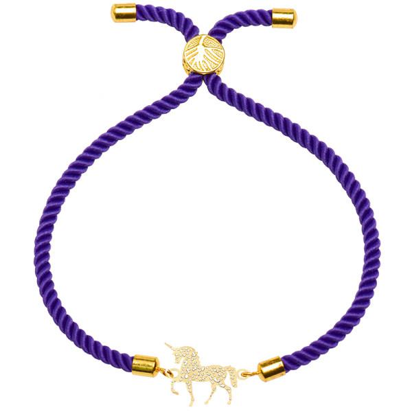 دستبند طلا 18 عیار زنانه کرابو طرح تک شاخ مدل Kr2601|دیجی‌کالا