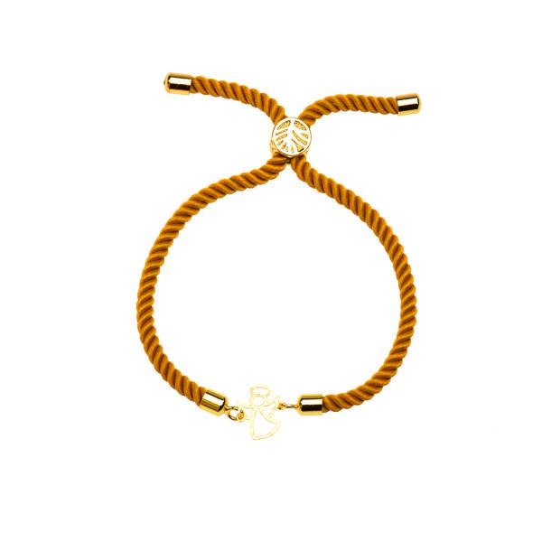 دستبند طلا 18 عیار زنانه کرابو طرح فرشته مدل Kr1108|دیجی‌کالا