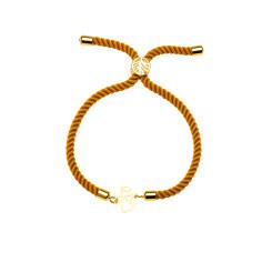 دستبند طلا 18 عیار زنانه کرابو طرح فرشته مدل Kr1108